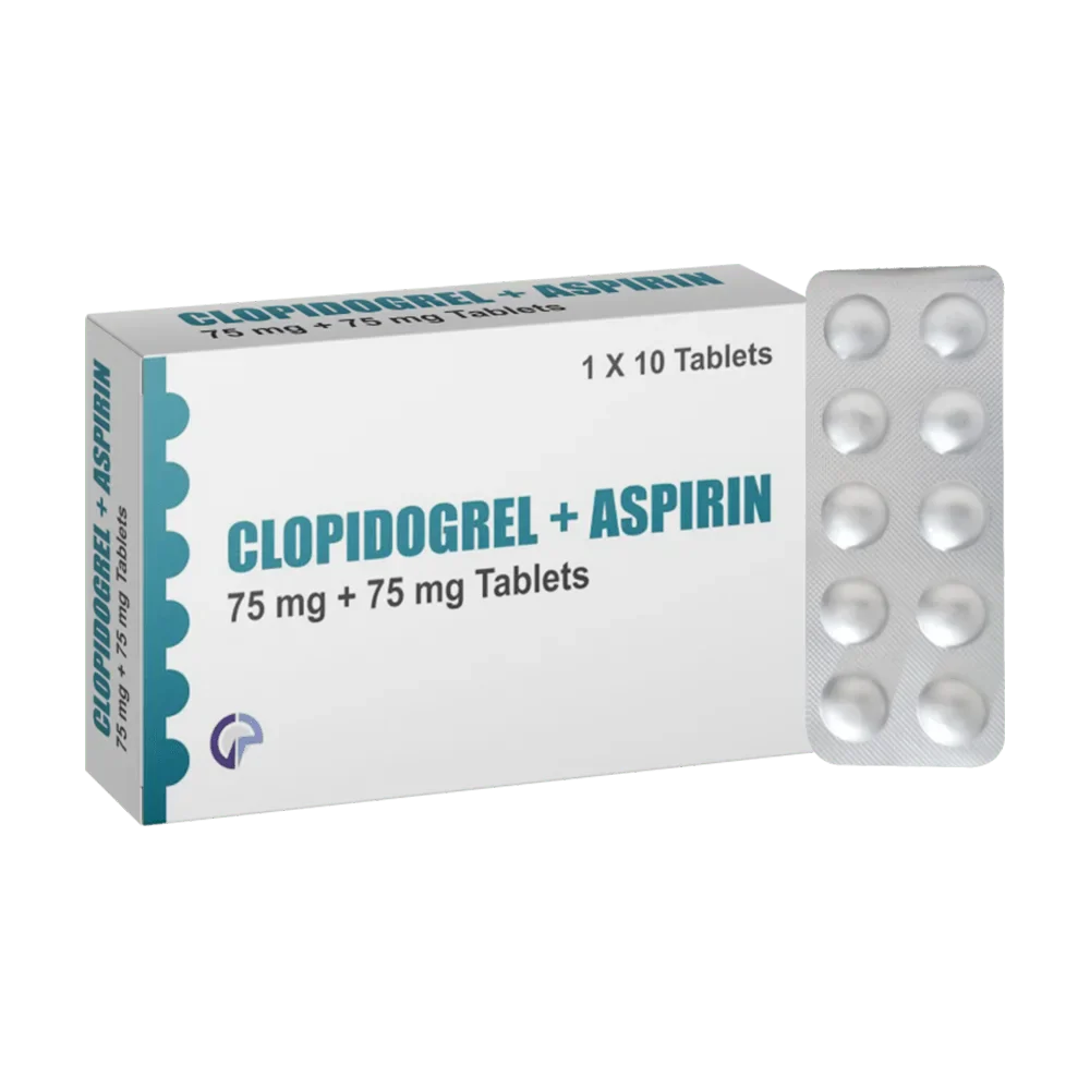 CLOPIDOGREL AND ASPIRIN 75 MG TABLETS