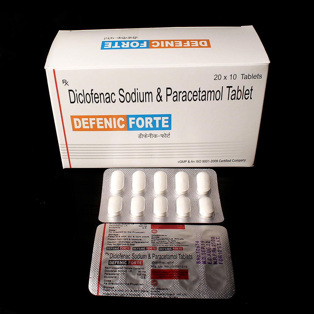 DICLOFENAC SODIUM 50 MG PARACETAMOL 325 MG TABLETS