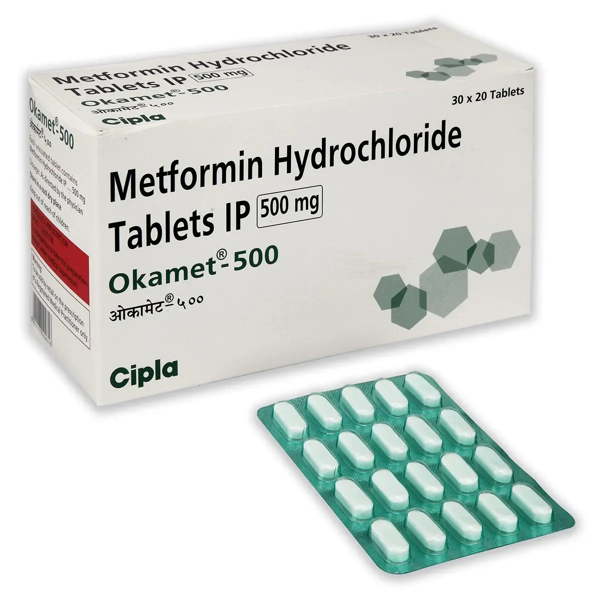 METFORMIN HYDROCHLORIDE 500 MG TABLETS
