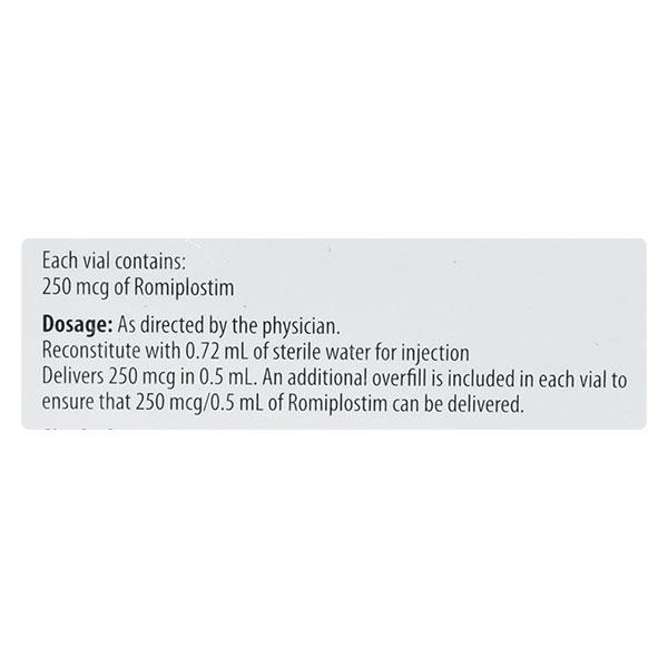 Romiplostim 250 Mg Injection