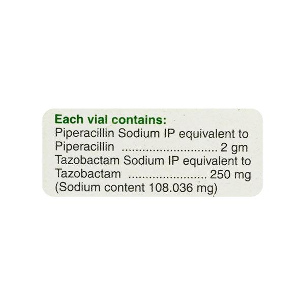 Piperacillin 2 Gm +Tazobactam 250 Mg