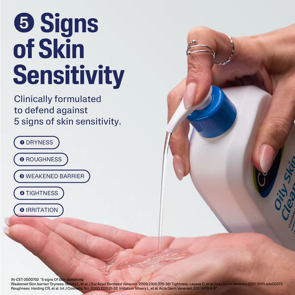 Cetaphil Oily Skin Cleanser 236 ml | Dermat Recommended