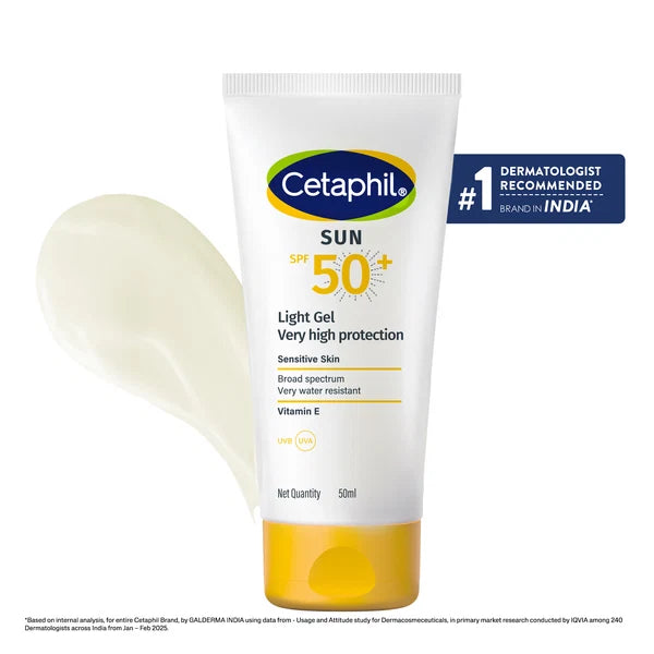Cetaphil Sunscreen SPF 50  Dermat recommended for Sensitive Skin-50ML