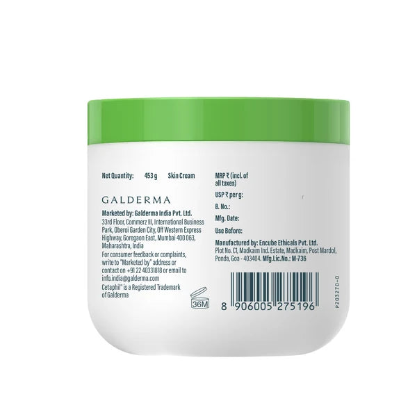 Cetaphil Moisturising Cream 453g for Dry to Normal, Sensitive skin