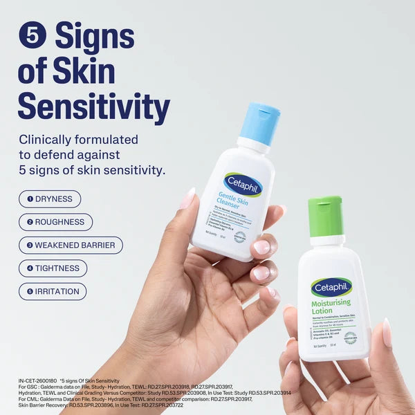 Cetaphil Travel Pack - Cleanser + Moisturiser | Combination to Oily Skin Type 59ml+59ml