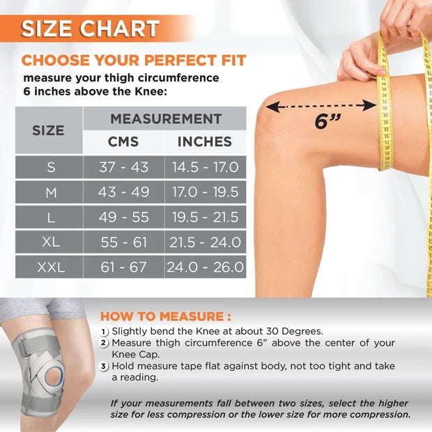 Vissco Hinged Knee Brace | Neoprene