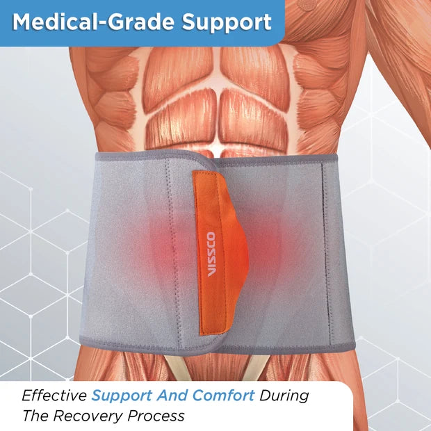 Vissco Abdominal Belt - 8-inch | Neoprene