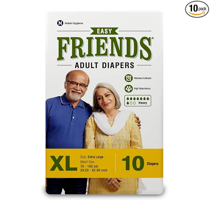 Friends Easy Adult Diapers-XL 10'S