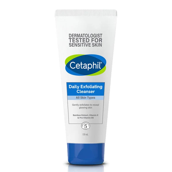 Cetaphil Daily Exfoliating Cleanser with Vitamin B5 and E