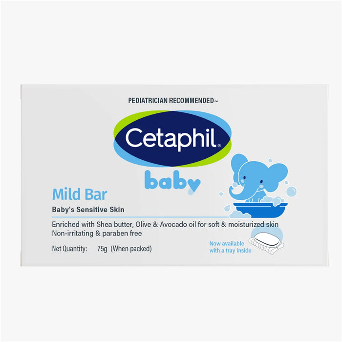 Cetaphil Baby Mild Bar with Shea Butter-75g