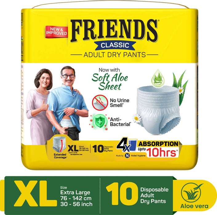 Friends Classic Adult Dry Pants-XL 10's