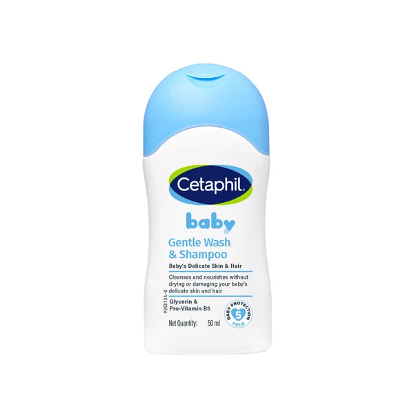 Cetaphil Baby Gentle Wash & Shampoo - 50 ml