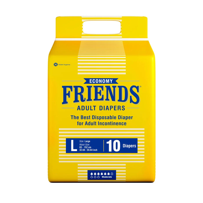 Friends Economy Adult Diapers-L 10's