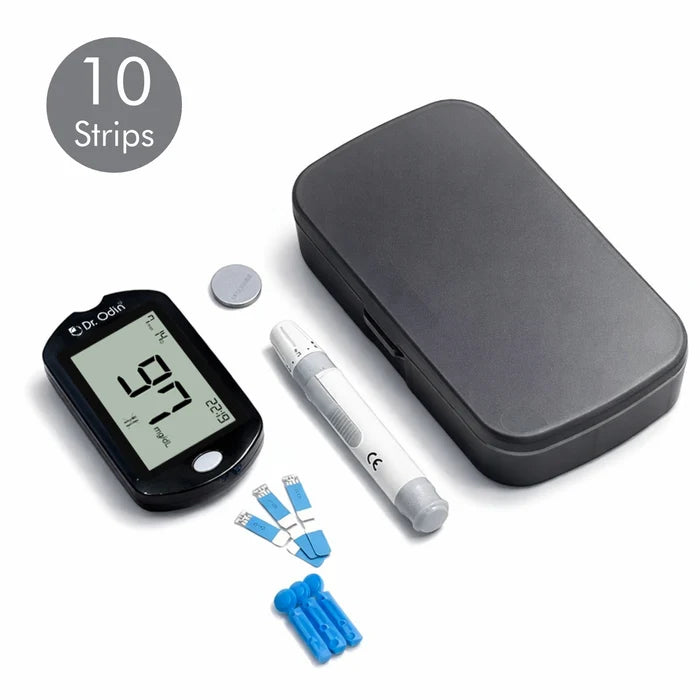 Blood Glucose Meter GDH-FAD Kit with 10 Test Strips - AC-307