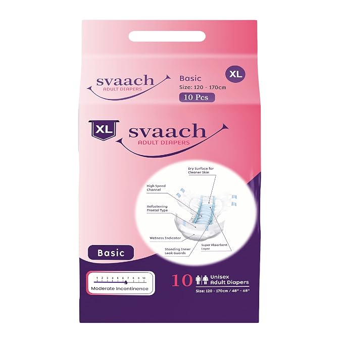 Adult Diaper Basic Svaach-XL 10's
