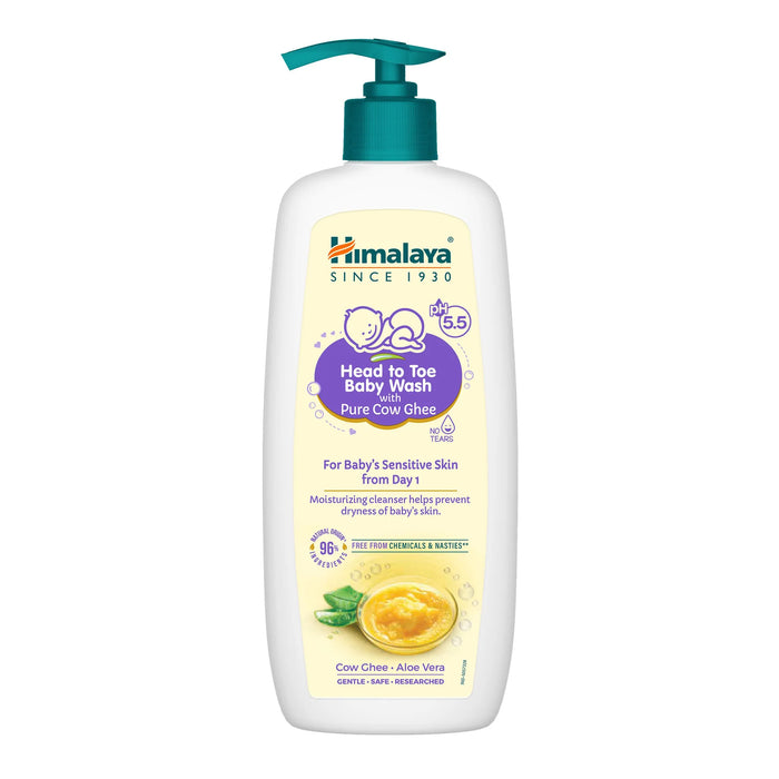 Himalaya Head to Toe Baby Wash with Pure Cow Ghee-400ml
