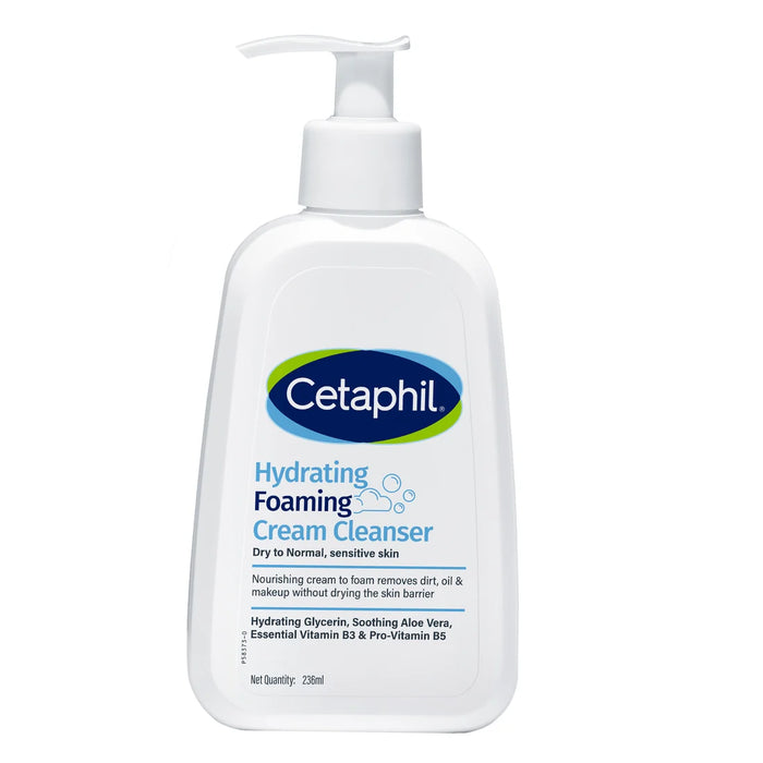 Cetaphil Hydrating Foaming Cream Cleanser 236 ml