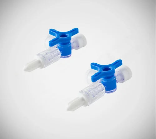 Romsons Bi-Valve Three Way Stop Cock 50 Pcs/Pack -pack of 2