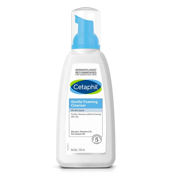 Cetaphil Gentle Foaming Cleanser for Dry to Normal Sensitive skin-236ml
