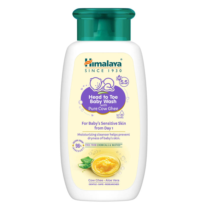 Himalaya Head to Toe Baby Wash with Pure Cow Ghee-100ml