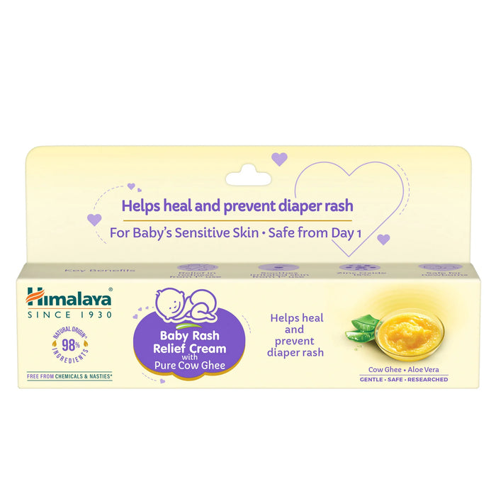 Himalaya Baby Rash Relief Cream with Pure Cow Ghee-20G