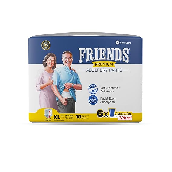 Friends Premium Adult Dry Pants-XL 10's