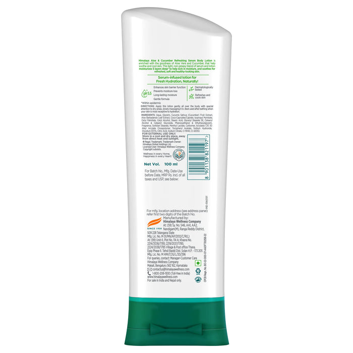 Himalaya Aloe & Cucumber Refreshing Serum Body Lotion