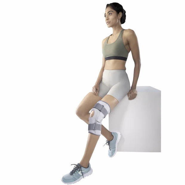 Vissco Elastic Hinged Knee Brace - Open Patella