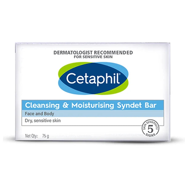 Cetaphil Cleansing & Moisturising Syndet Bar With Shea butter-75g