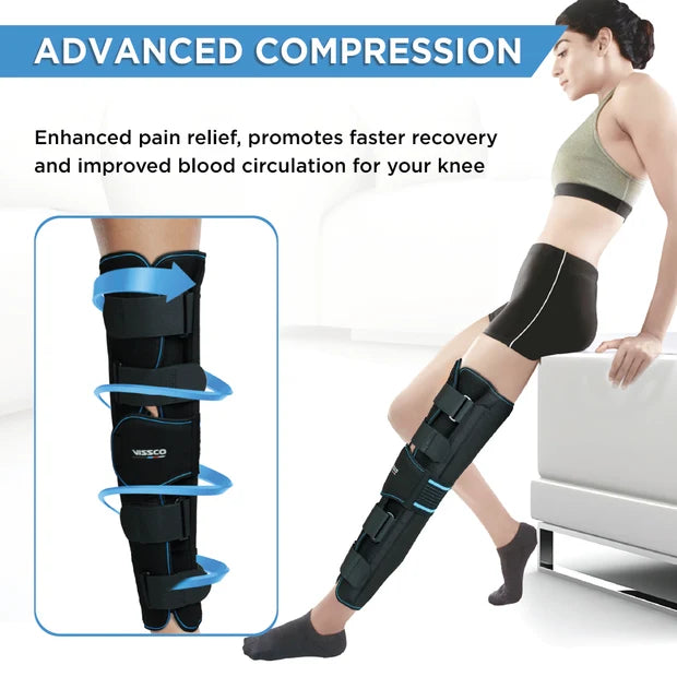 Vissco Knee Immobilizer - Long | 22-inch