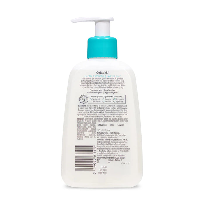 Cetaphil Gentle Exfoliating SA Cleanser-236ml