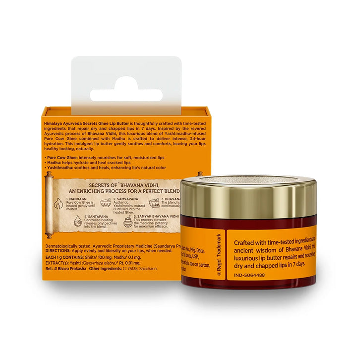 Himalaya Ayurveda Secrets Ghee Lip Butter-10g