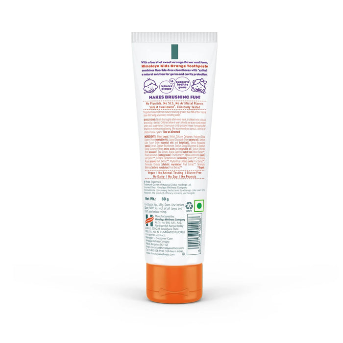 Himalaya Kids Orange Toothpaste-80G
