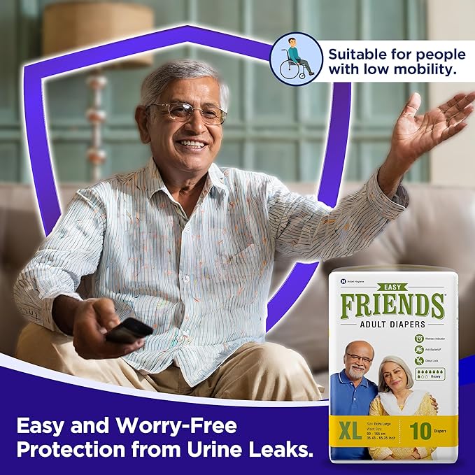 Friends Easy Adult Diapers-XL 10'S