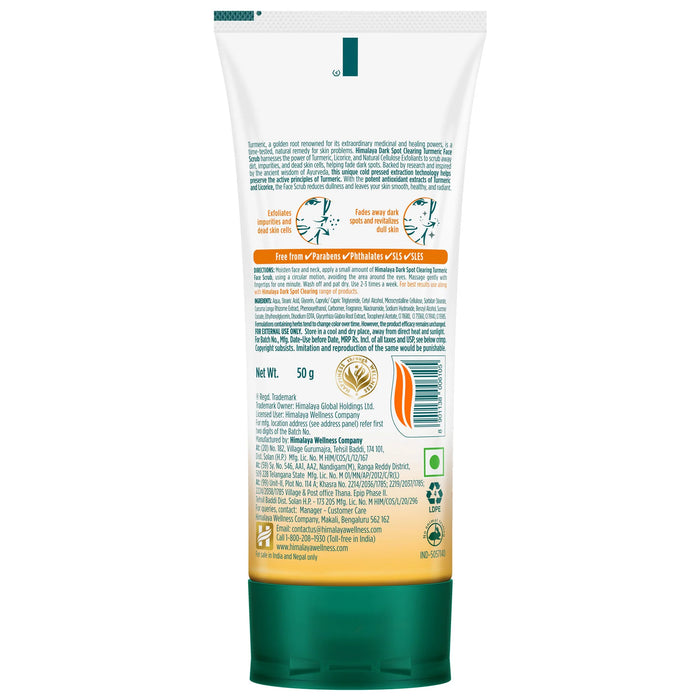 Himalaya Dark Spot Clearing Turmeric Face Scrub