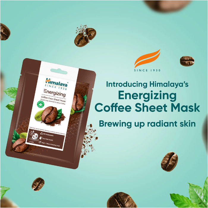 Himalaya Energizing Coffee Sheet Mask-30g