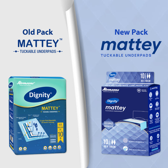 Romsons Dignity Mattey Disposable Tuckable Underpads