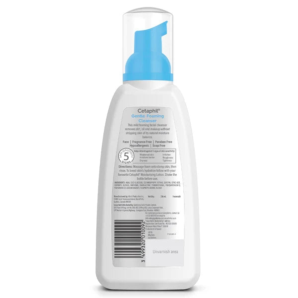Cetaphil Gentle Foaming Cleanser for Dry to Normal Sensitive skin-236ml