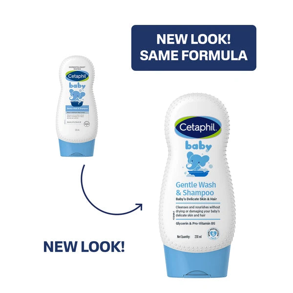 Cetaphil Baby Gentle Wash & Shampoo with Wheat Protein and Glycerin-230ml