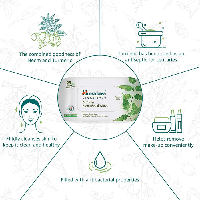 Himalaya Purifying Neem Facial Wipes