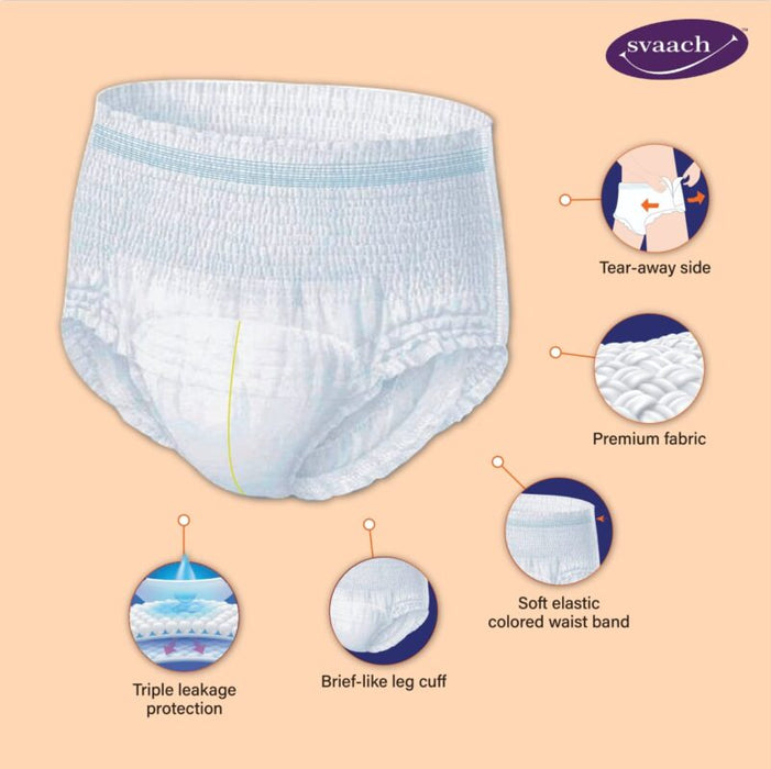 Adult Diaper Pants Economy Svaach-M 10's