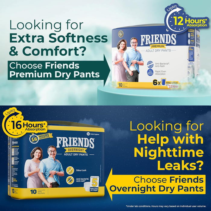 Friends Premium Adult Dry Pants-M 10's