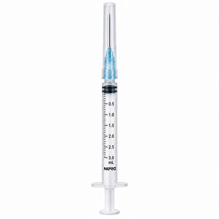 3-part syringe  Luer Slip with needle CENTRIC NIPRO