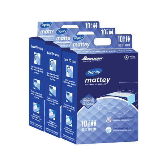 Romsons Dignity Mattey Disposable Tuckable Underpads