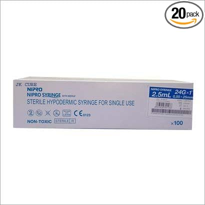 Nipro 2.5ml Single With Needle