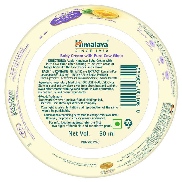 Baby Cream With Pure Cow Ghee-50ML/3