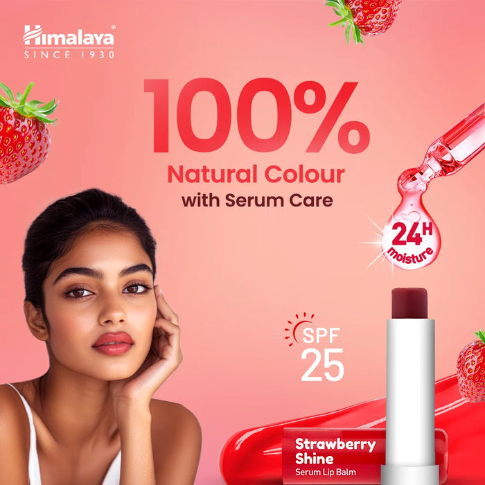 Himalaya Strawberry Shine Serum Lip Balm-4.5g