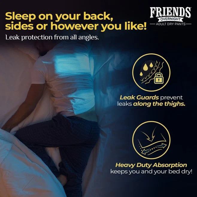Friends Overnight Diaper Pants-L 10's