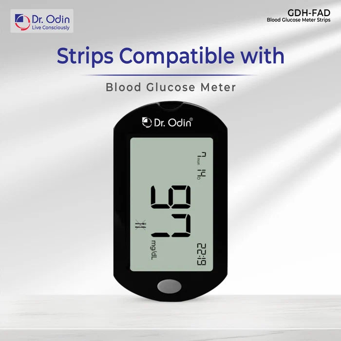 50 Test Strips for Dr. Odin Glucometer GDH-FAD