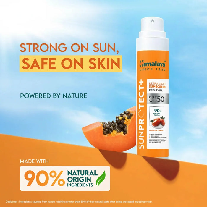 Himalaya SunProtect+ Ultra-Light Sunscreen Creme Gel-50g